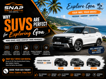 Why SUVs Are Perfect for Exploring Goa